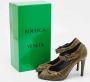 Bottega Veneta Vintage Pre-owned Leather heels Green Dames - Thumbnail 9