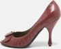 Bottega Veneta Vintage Pre-owned Leather heels Pink Dames - Thumbnail 2