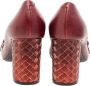Bottega Veneta Vintage Pre-owned Leather heels Red Dames - Thumbnail 5