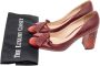 Bottega Veneta Vintage Pre-owned Leather heels Red Dames - Thumbnail 8