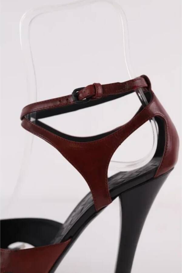 Bottega Veneta Vintage Pre-owned Leather heels Red Dames