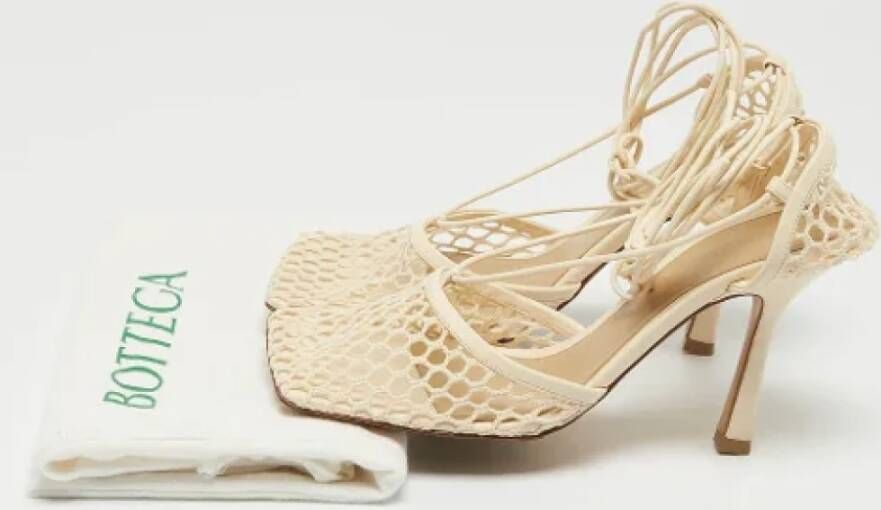 Bottega Veneta Vintage Pre-owned Leather heels White Dames