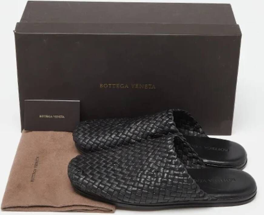 Bottega Veneta Vintage Pre-owned Leather mules Black Dames