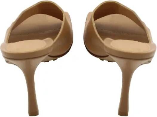 Bottega Veneta Vintage Pre-owned Leather mules Brown Dames