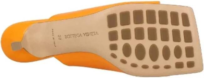 Bottega Veneta Vintage Pre-owned Leather mules Orange Dames