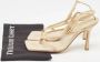Bottega Veneta Vintage Pre-owned Leather sandals Beige Dames - Thumbnail 9