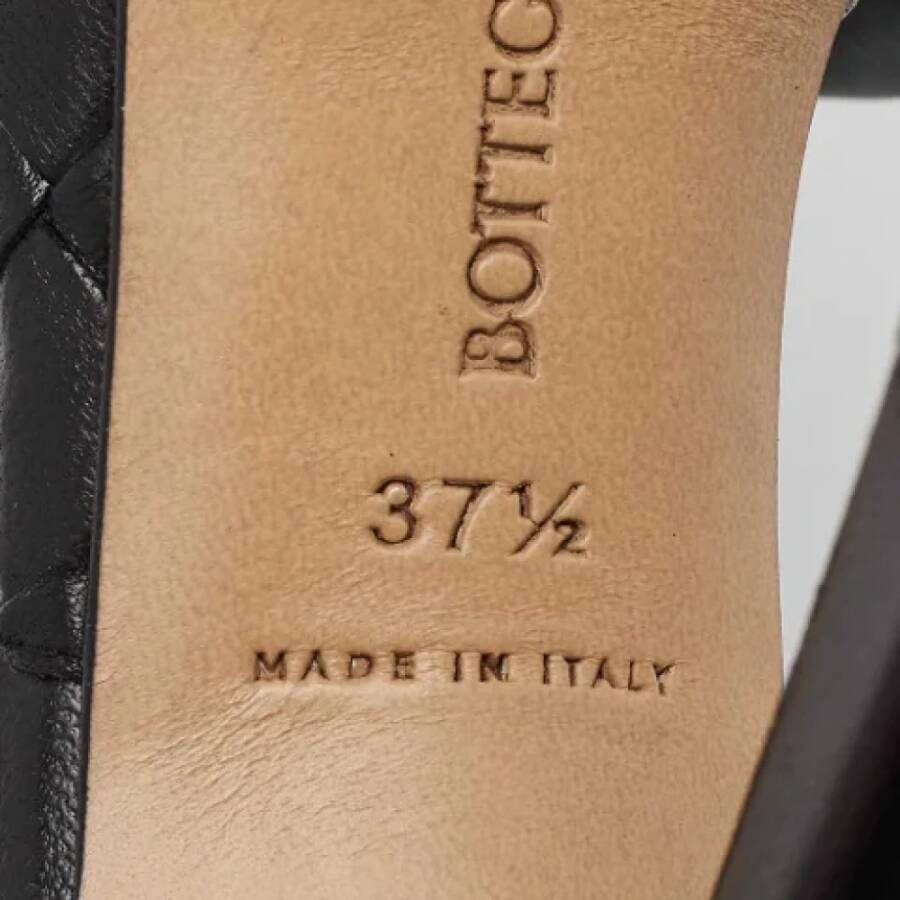 Bottega Veneta Vintage Pre-owned Leather sandals Black Dames