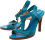 Bottega Veneta Vintage Pre-owned Leather sandals Blue Dames - Thumbnail 3