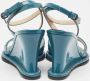 Bottega Veneta Vintage Pre-owned Leather sandals Blue Dames - Thumbnail 5