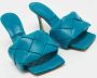 Bottega Veneta Vintage Pre-owned Leather sandals Blue Dames - Thumbnail 4
