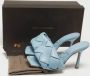 Bottega Veneta Vintage Pre-owned Leather sandals Blue Dames - Thumbnail 9