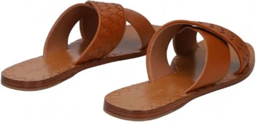 Bottega Veneta Vintage Pre-owned Leather sandals Brown Dames