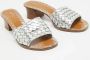 Bottega Veneta Vintage Pre-owned Leather sandals Gray Dames - Thumbnail 4