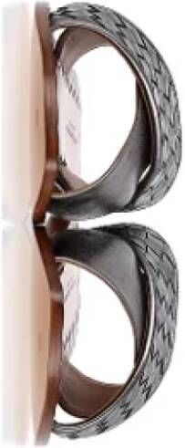 Bottega Veneta Vintage Pre-owned Leather sandals Gray Dames