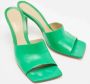 Bottega Veneta Vintage Pre-owned Leather sandals Green Dames - Thumbnail 4