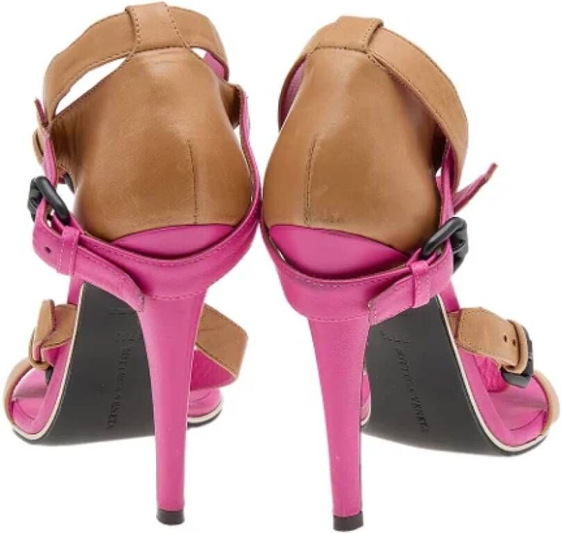 Bottega Veneta Vintage Pre-owned Leather sandals Multicolor Dames