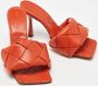 Bottega Veneta Vintage Pre-owned Leather sandals Orange Dames - Thumbnail 3