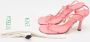 Bottega Veneta Vintage Pre-owned Leather sandals Pink Dames - Thumbnail 9