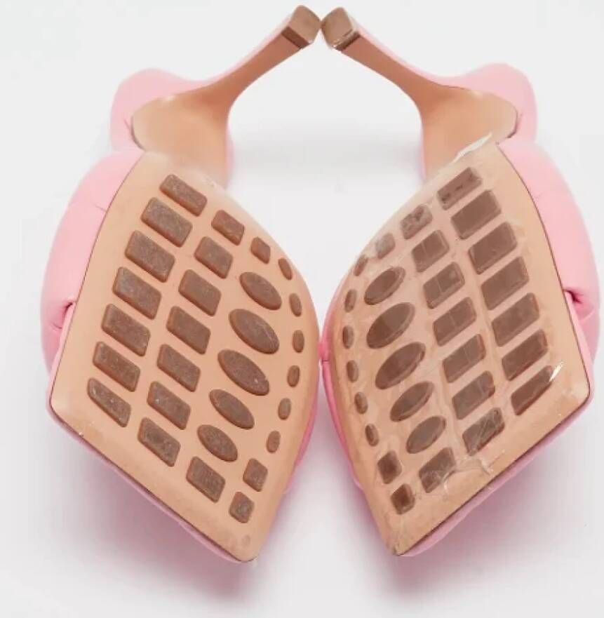 Bottega Veneta Vintage Pre-owned Leather sandals Pink Dames