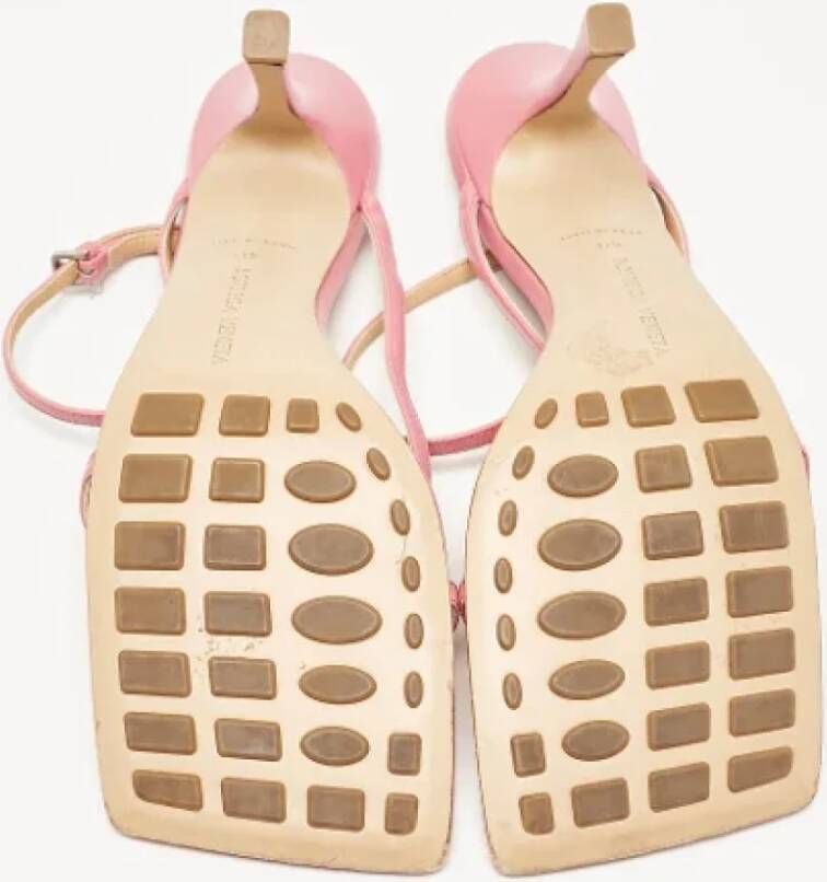 Bottega Veneta Vintage Pre-owned Leather sandals Pink Dames