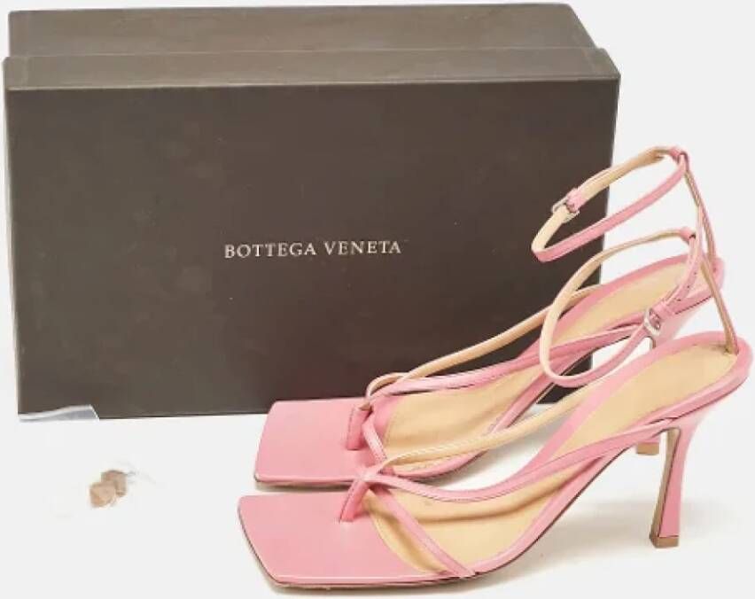 Bottega Veneta Vintage Pre-owned Leather sandals Pink Dames