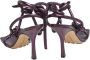 Bottega Veneta Vintage Pre-owned Leather sandals Purple Dames - Thumbnail 4