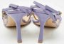 Bottega Veneta Vintage Pre-owned Leather sandals Purple Dames - Thumbnail 5