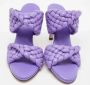 Bottega Veneta Vintage Pre-owned Leather sandals Purple Dames - Thumbnail 3