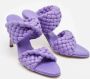 Bottega Veneta Vintage Pre-owned Leather sandals Purple Dames - Thumbnail 4