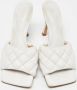 Bottega Veneta Vintage Pre-owned Leather sandals White Dames - Thumbnail 3