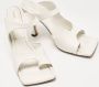 Bottega Veneta Vintage Pre-owned Leather sandals White Dames - Thumbnail 4