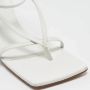 Bottega Veneta Vintage Pre-owned Leather sandals White Dames - Thumbnail 6