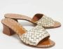Bottega Veneta Vintage Pre-owned Leather sandals Yellow Dames - Thumbnail 4