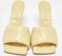 Bottega Veneta Vintage Pre-owned Leather sandals Yellow Dames - Thumbnail 2