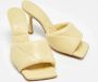 Bottega Veneta Vintage Pre-owned Leather sandals Yellow Dames - Thumbnail 3