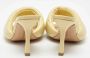 Bottega Veneta Vintage Pre-owned Leather sandals Yellow Dames - Thumbnail 4