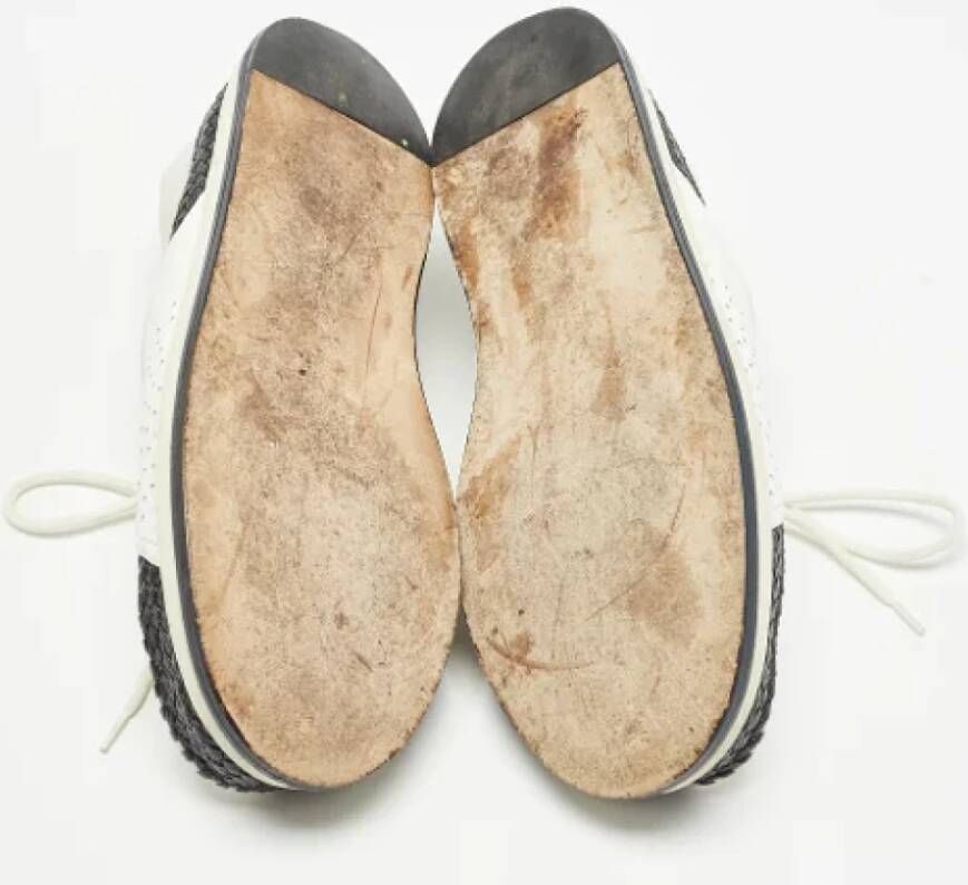 Bottega Veneta Vintage Pre-owned Leather sneakers Beige Dames
