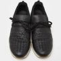 Bottega Veneta Vintage Pre-owned Leather sneakers Black Dames - Thumbnail 3