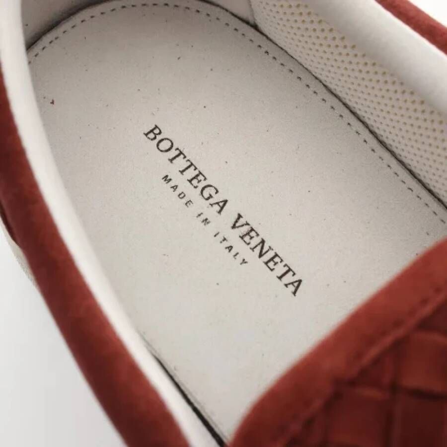 Bottega Veneta Vintage Pre-owned Leather sneakers Brown Dames