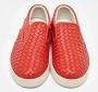 Bottega Veneta Vintage Pre-owned Leather sneakers Orange Heren - Thumbnail 2