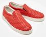 Bottega Veneta Vintage Pre-owned Leather sneakers Orange Heren - Thumbnail 3