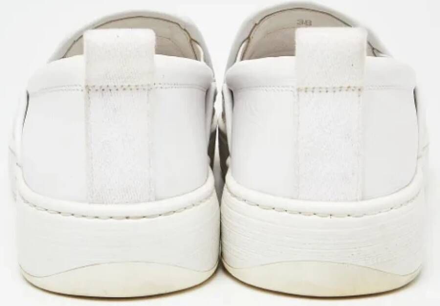 Bottega Veneta Vintage Pre-owned Leather sneakers White Dames