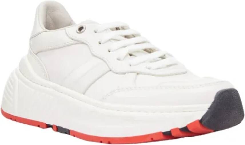 Bottega Veneta Vintage Pre-owned Leather sneakers White Dames