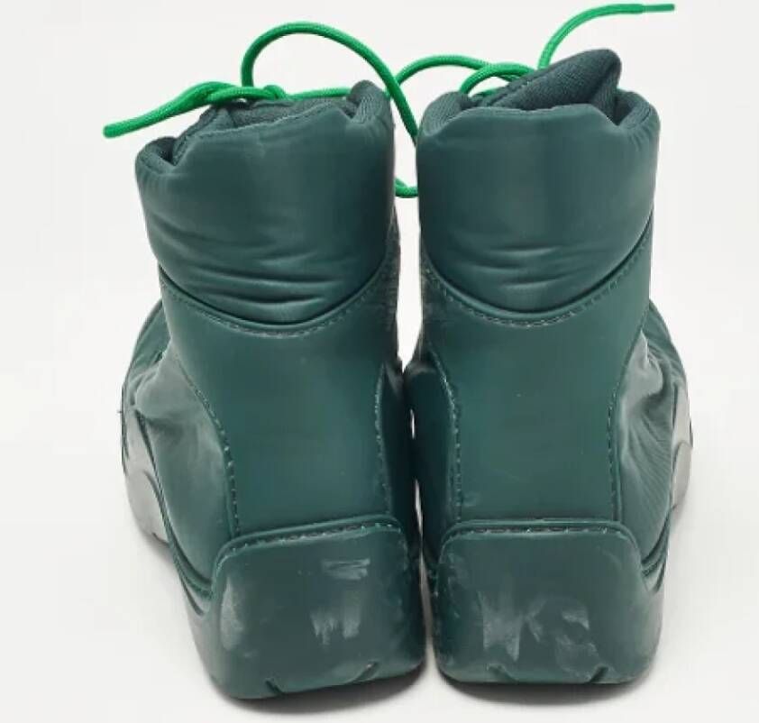 Bottega Veneta Vintage Pre-owned Nylon boots Gray Dames