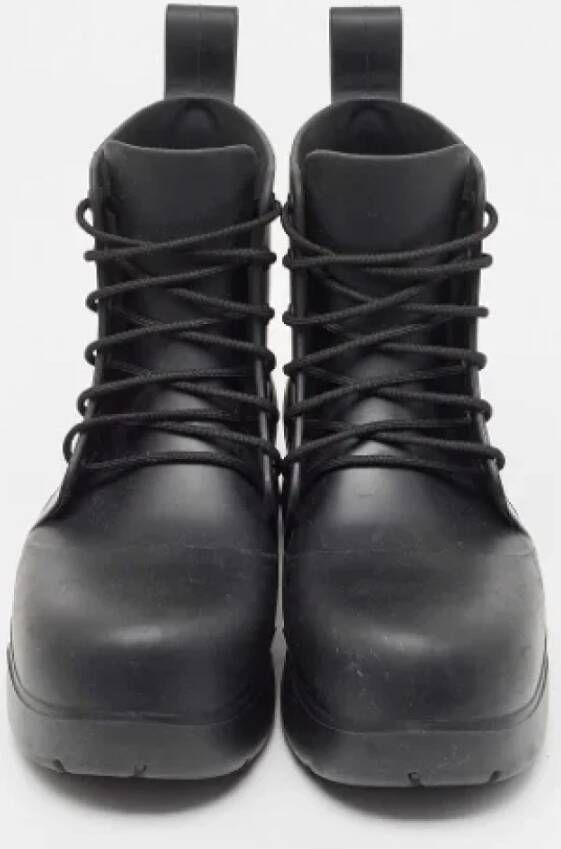 Bottega Veneta Vintage Pre-owned Rubber boots Black Dames