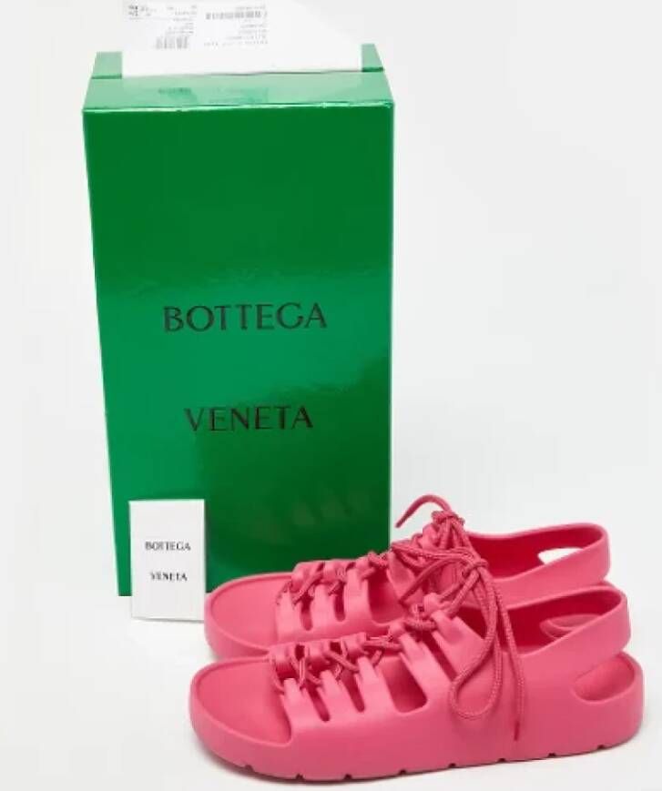 Bottega Veneta Vintage Pre-owned Rubber sandals Pink Dames