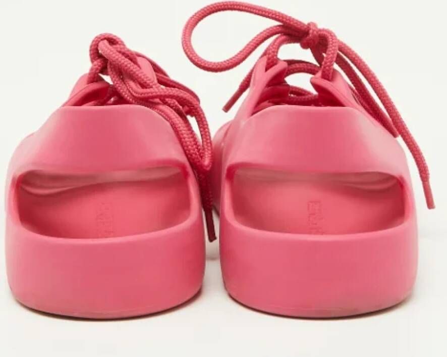 Bottega Veneta Vintage Pre-owned Rubber sandals Pink Dames