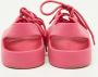 Bottega Veneta Vintage Pre-owned Rubber sandals Pink Dames - Thumbnail 4