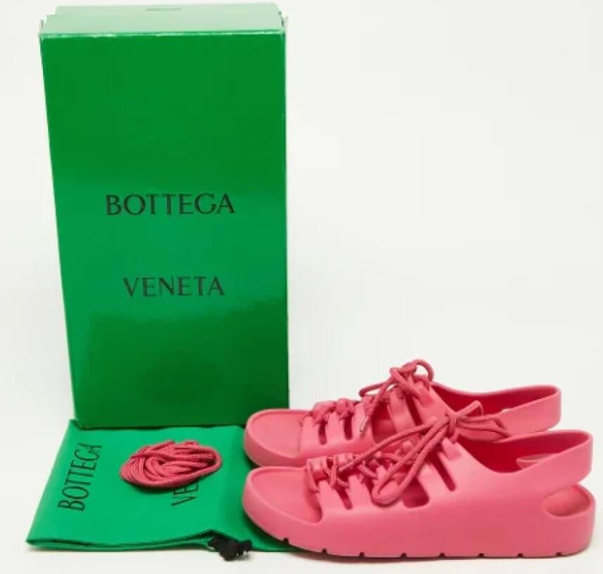 Bottega Veneta Vintage Pre-owned Rubber sandals Pink Dames