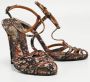 Bottega Veneta Vintage Pre-owned Satin sandals Black Dames - Thumbnail 4